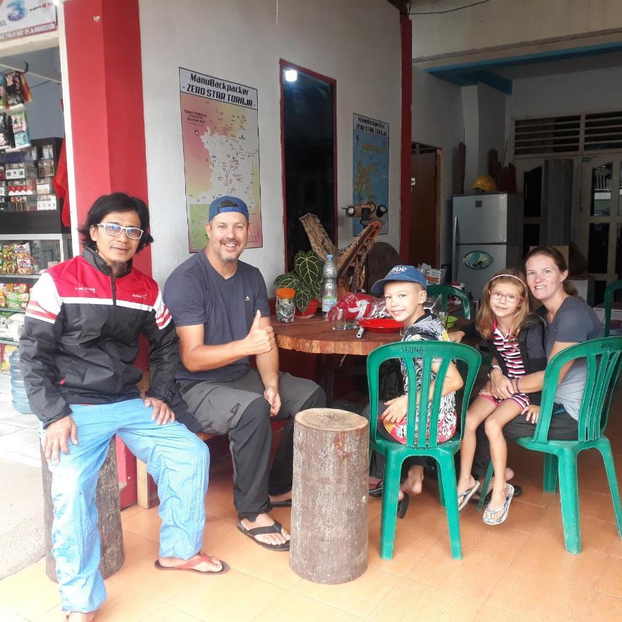Toraja Manubackpacker Hotell Rantepao Eksteriør bilde